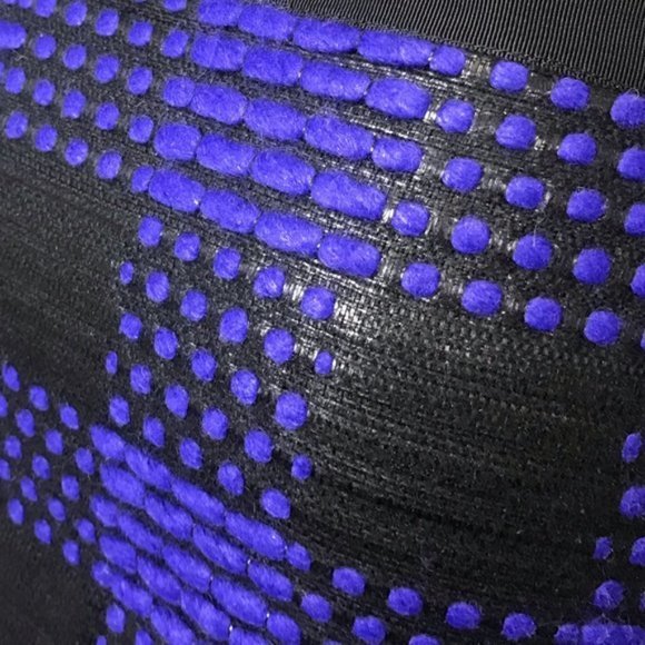 Milly of New York Black & Purple Block Mini Skirt - Picture 5 of 10